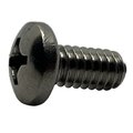 Suburban Bolt And Supply #10-24 x 3/4 in Slotted Pan Machine Screw, Plain Steel A0160120048P